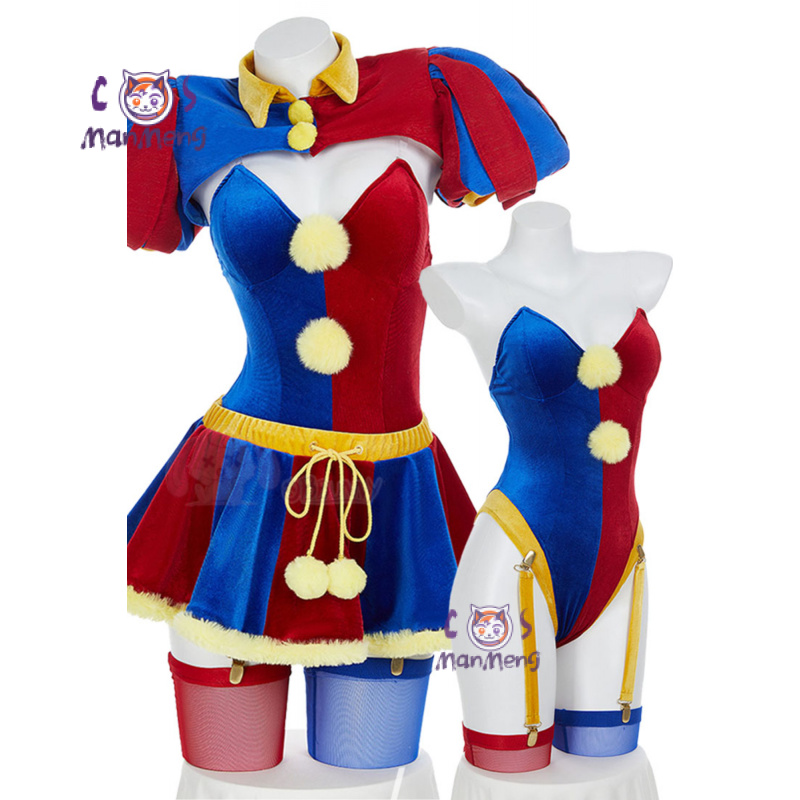 Anime Cosplay For Girls - Anime Amazing joker Girl Digital Circus