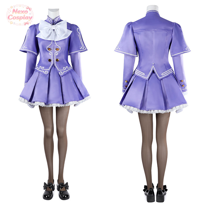 Anime Cosplay Lolita - SF6 Ingrid Cosplay Costume Purple Lolita