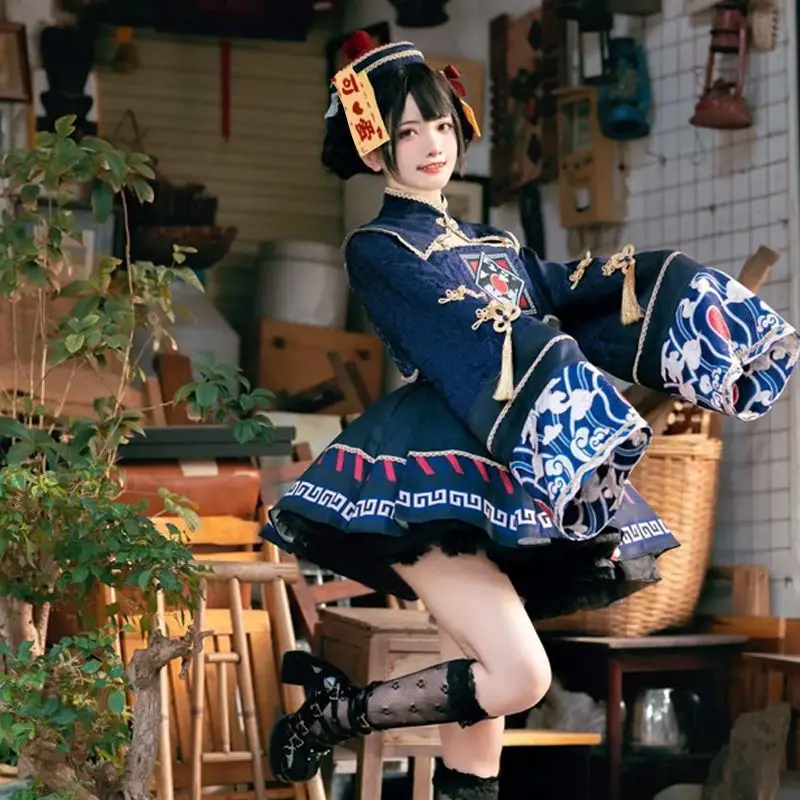 Anime Cosplay Lolita - Lolita Chinese Style Sweet Dress Cute