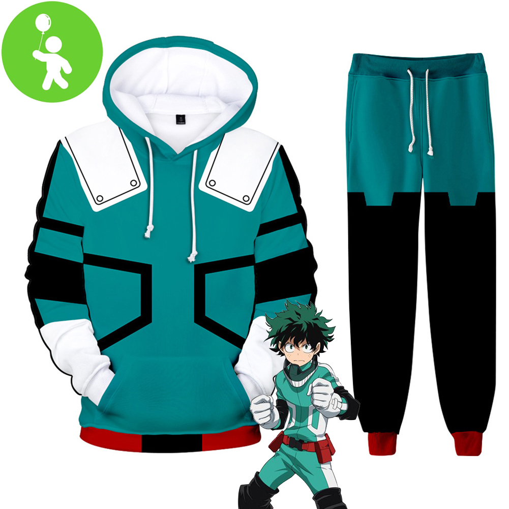 Anime Cosplay Website - Midoriya Izuku Cosplay Boys Costume Hoodie