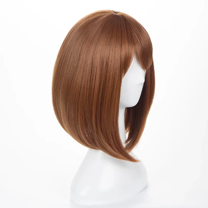 Anime Cosplay Website - Short Brown Bob Heat Resistant Cosplay