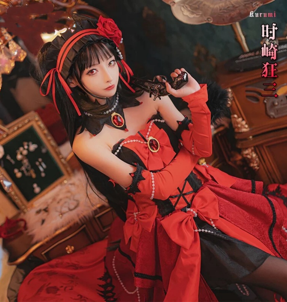 Costume Anime Cosplay - COWOWO Date a Live Tokisaki Kurumi