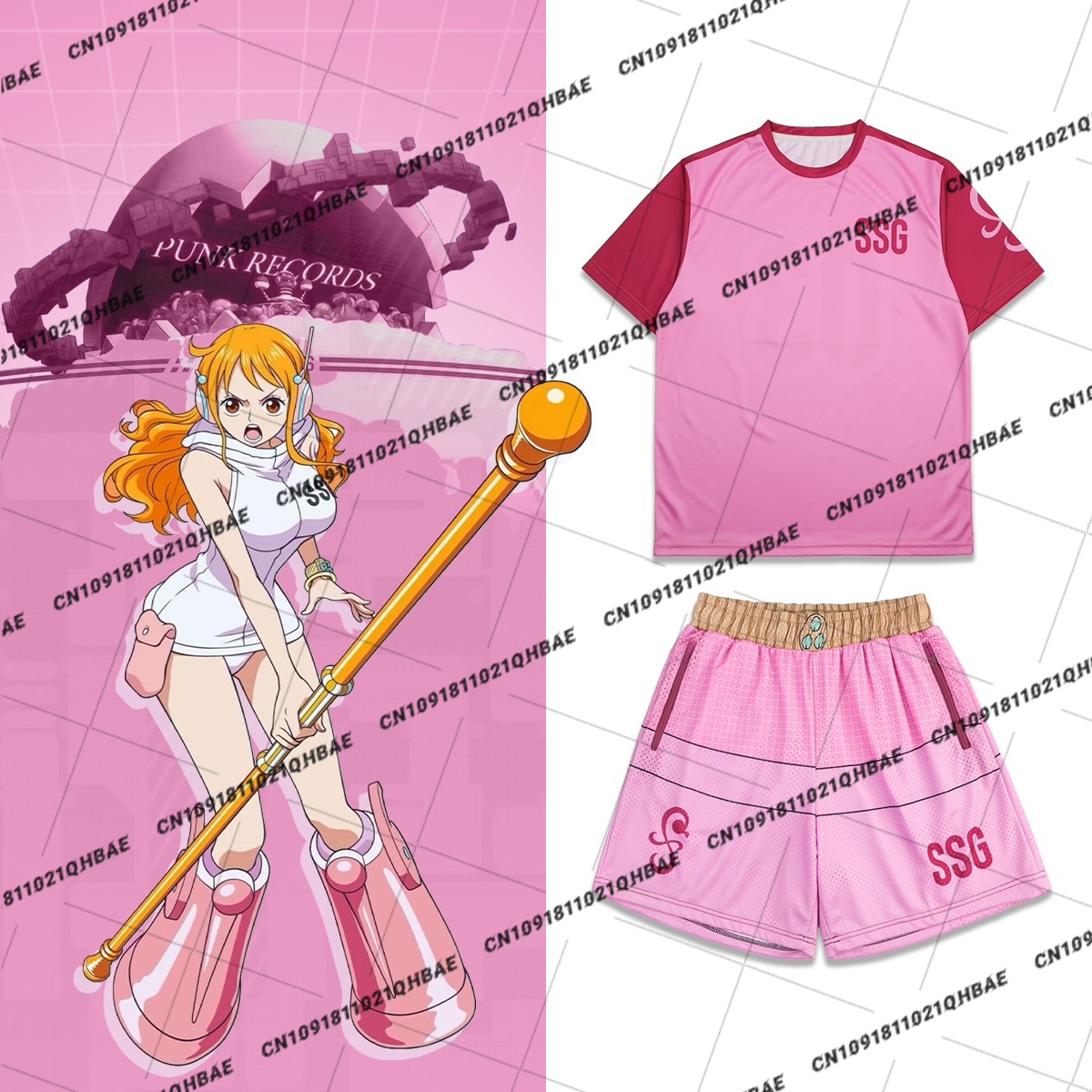 Costume Anime Cosplay - 2026 New Egghead Island Nami Anime