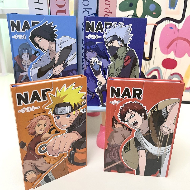 Anime Cosplay Coloring Pages - Anime Naruto Color Page Book: Magnetic-Closure