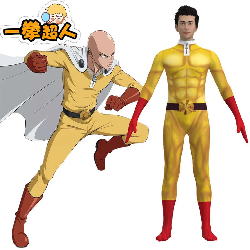 Anime Cosplay One Punch Man - New Halloween Cosplay One Punch Man