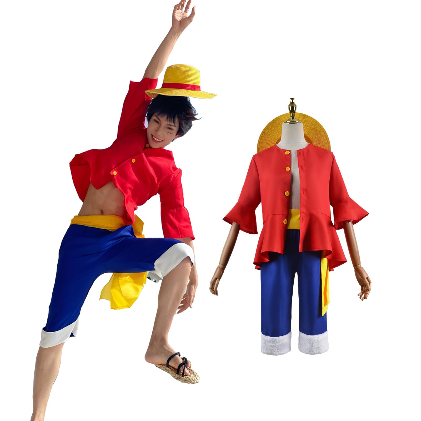 Anime Cosplay Pics - Anime Monkey D Luffy Cosplay Costumes