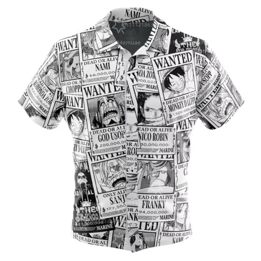 One Piece Straw Hat - Aloha Strawhat Wanted One Piece Button