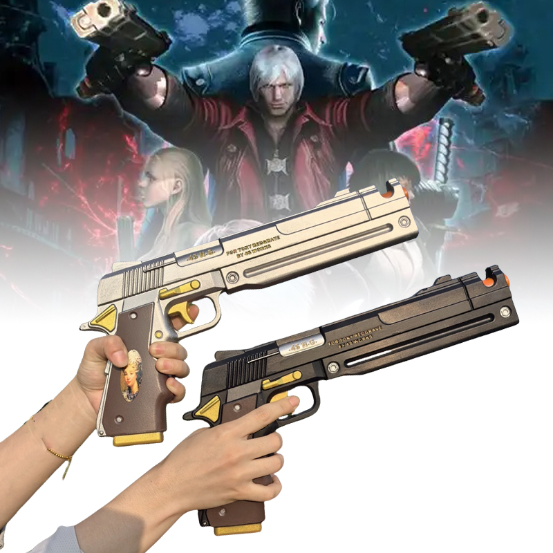 Anime Cosplay Real - PU Dante Pistol Gun Ebony Ivory