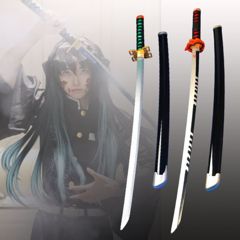 Anime Cosplay Real - 41in/104cm Demon Slayer Katana Anime Ninja