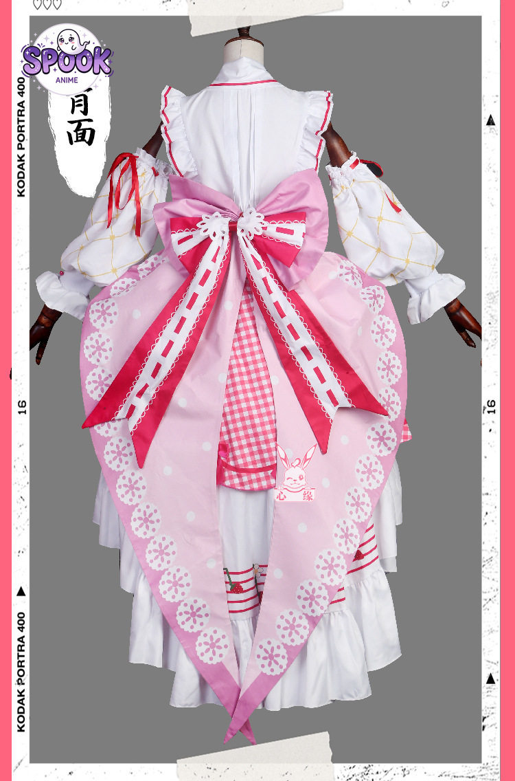 Strawberry Lolita Dress 15th A - Anime Cosplay Miku ulasan dan harga