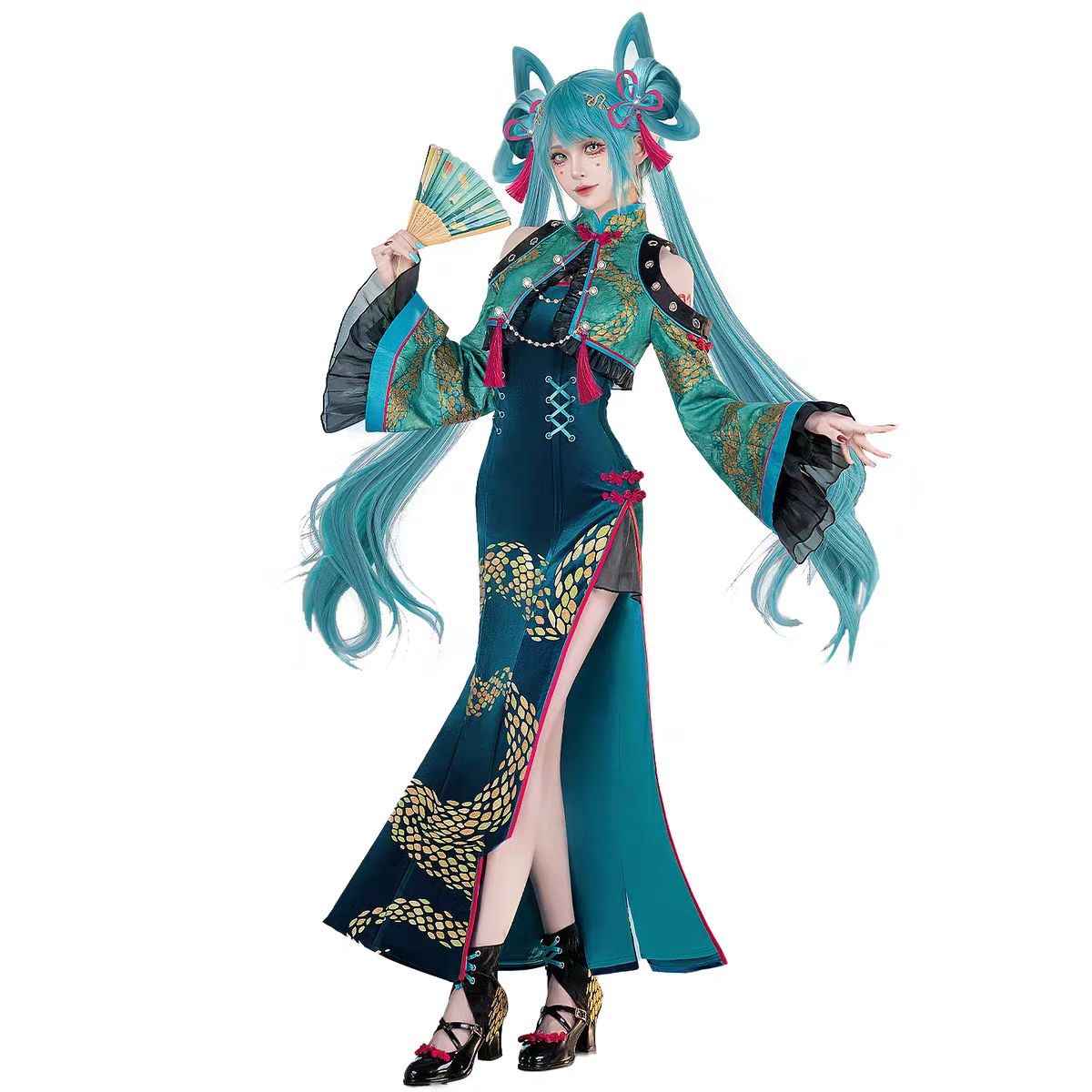 Miku Cosplay Costume Snake The - Anime Cosplay Miku ulasan dan harga