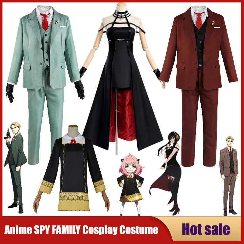Anime Spy X Family Cosplay Cos - Spy Family Outfit ulasan dan harga