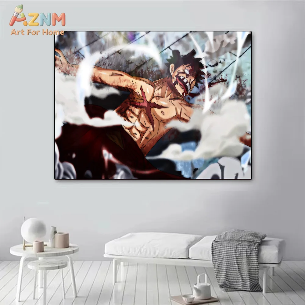AZNM One Piece Anime Canvas Wa - One Piece Straw Hat ulasan dan harga