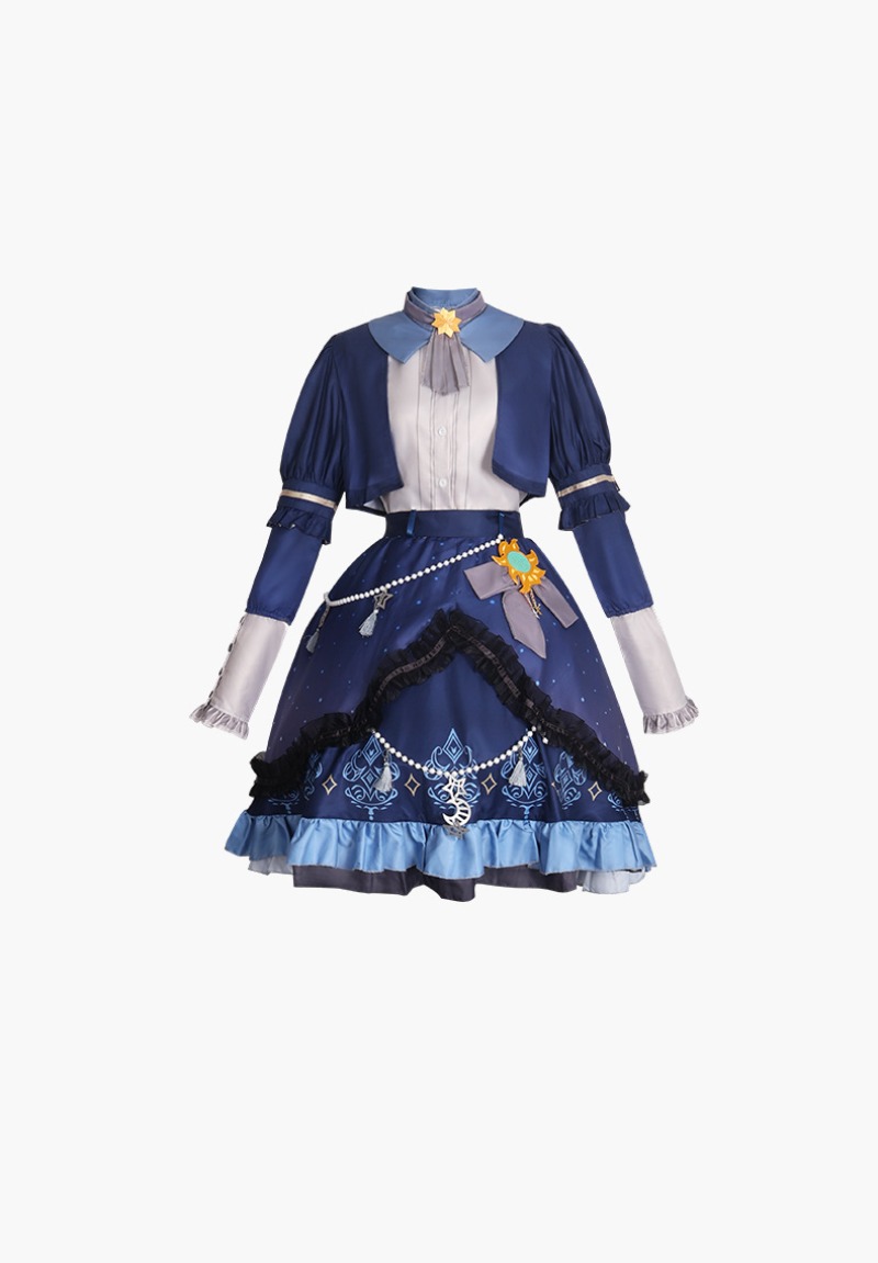 2025 PJSK Stars Colorful Dress - Anime Cosplay Clothes ulasan dan harga