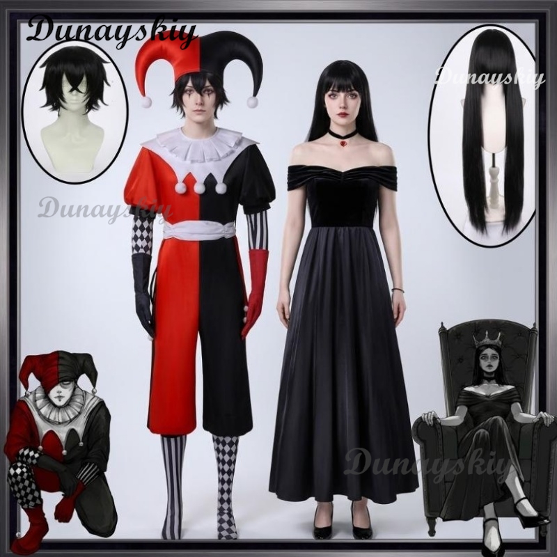 Elegant Long Black Satin Weddi - Anime Cosplay Couple ulasan dan harga