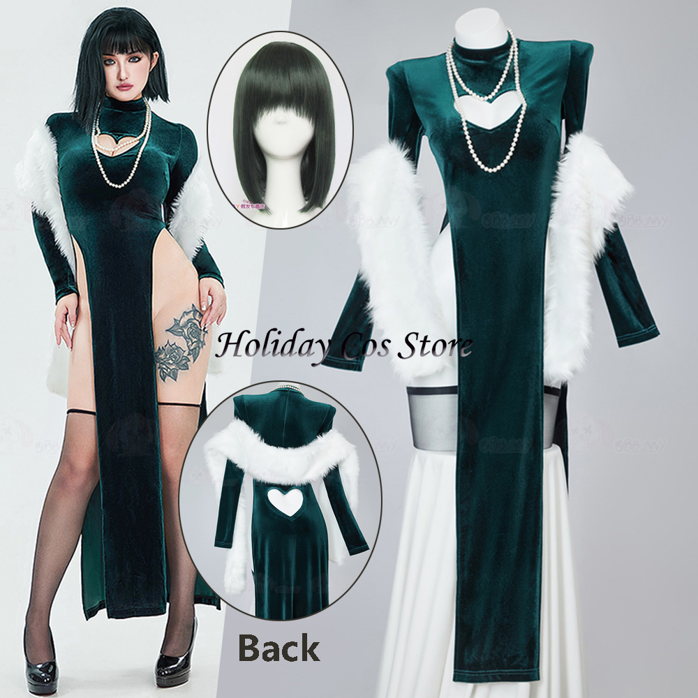 ONE PUNCH-MAN Fubuki Cheongsam - Anime Cosplay One Punch Man ulasan dan harga