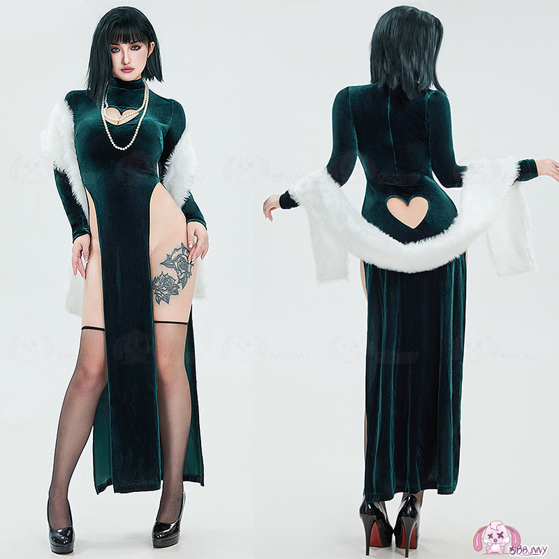 ONE PUNCH-MAN Fubuki Cheongsam - Anime Cosplay One Punch Man ulasan dan harga