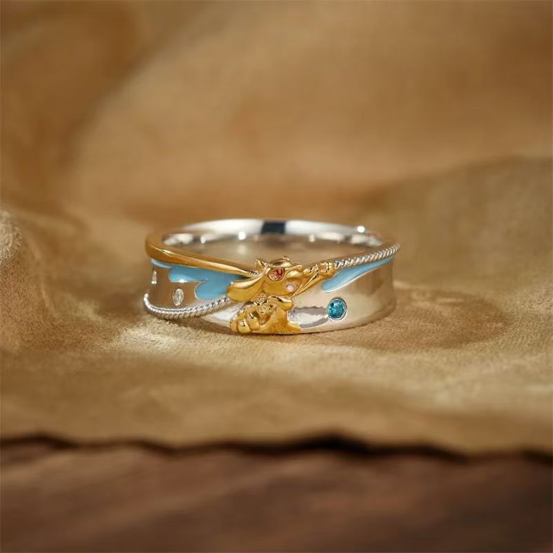 Pokémon Riolu Couple Rings - C - Anime Cosplay Couple ulasan dan harga