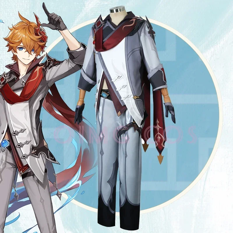 Genshin Impact Tartaglia Cospl - Anime Cosplay For Halloween ulasan dan harga