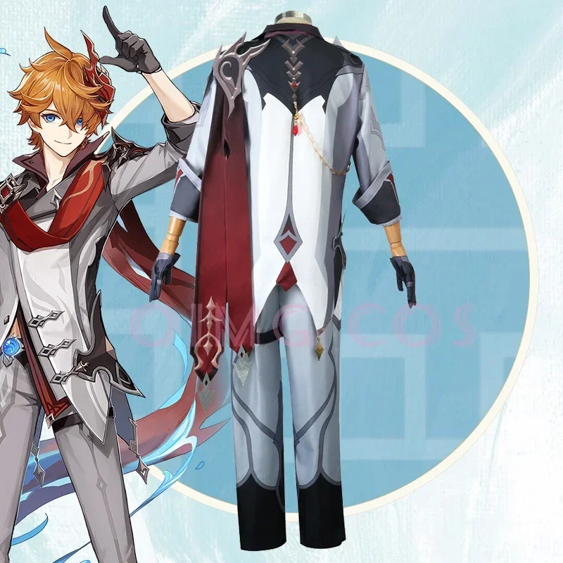 Genshin Impact Tartaglia Cospl - Anime Cosplay For Halloween ulasan dan harga