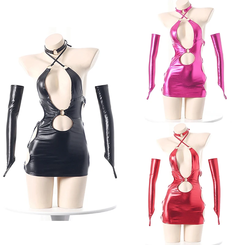 Anime Tight Leather Dress Idol - Anime Cosplay For Girls ulasan dan harga