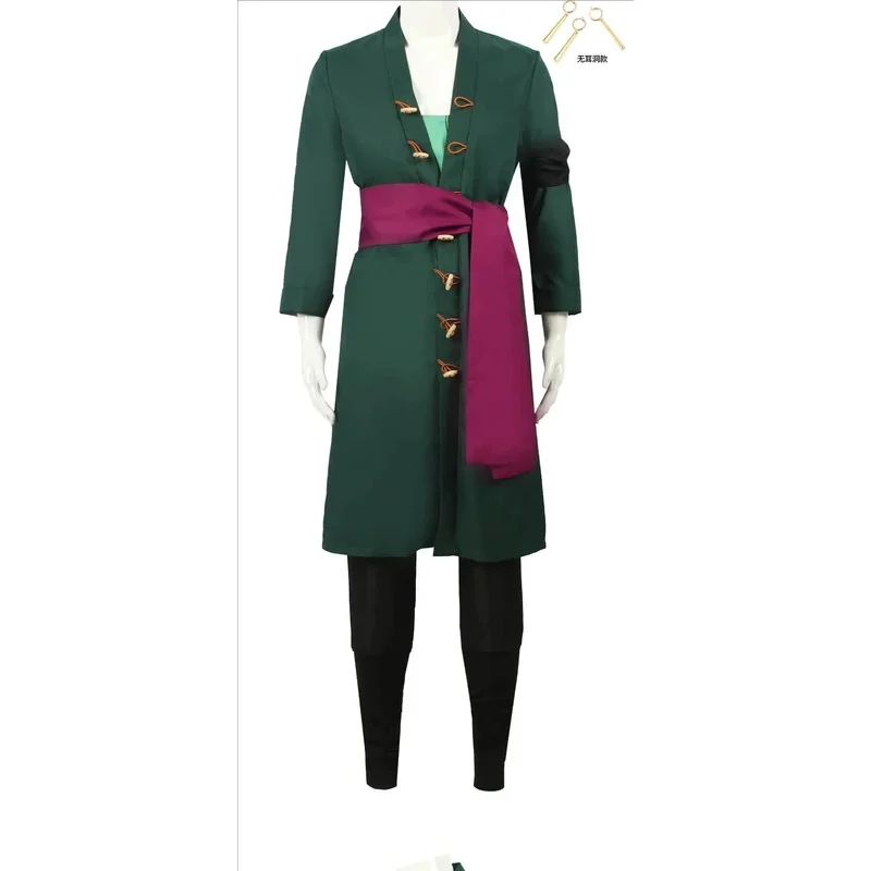 Anime Roronoa Cosplay Costume  - Cosplay Anime Zoro ulasan dan harga