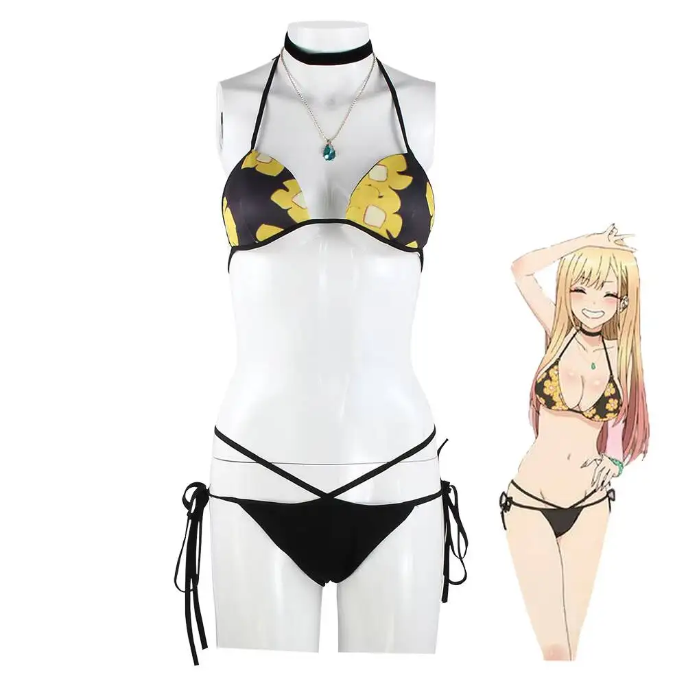 Anime My Dress-Up Darling Mari - Anime Cosplay Bikini ulasan dan harga