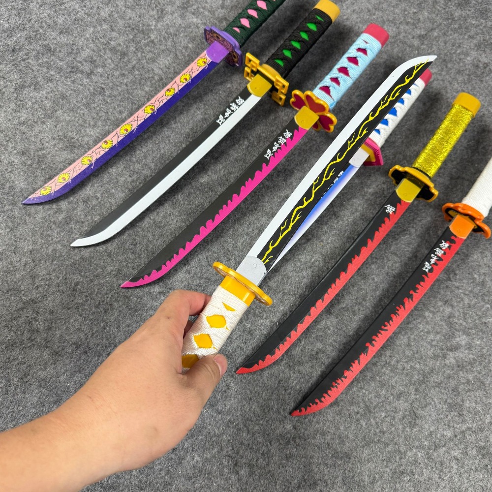 16inch Tomioka Giyuu Katana An - Anime Cosplay Real ulasan dan harga