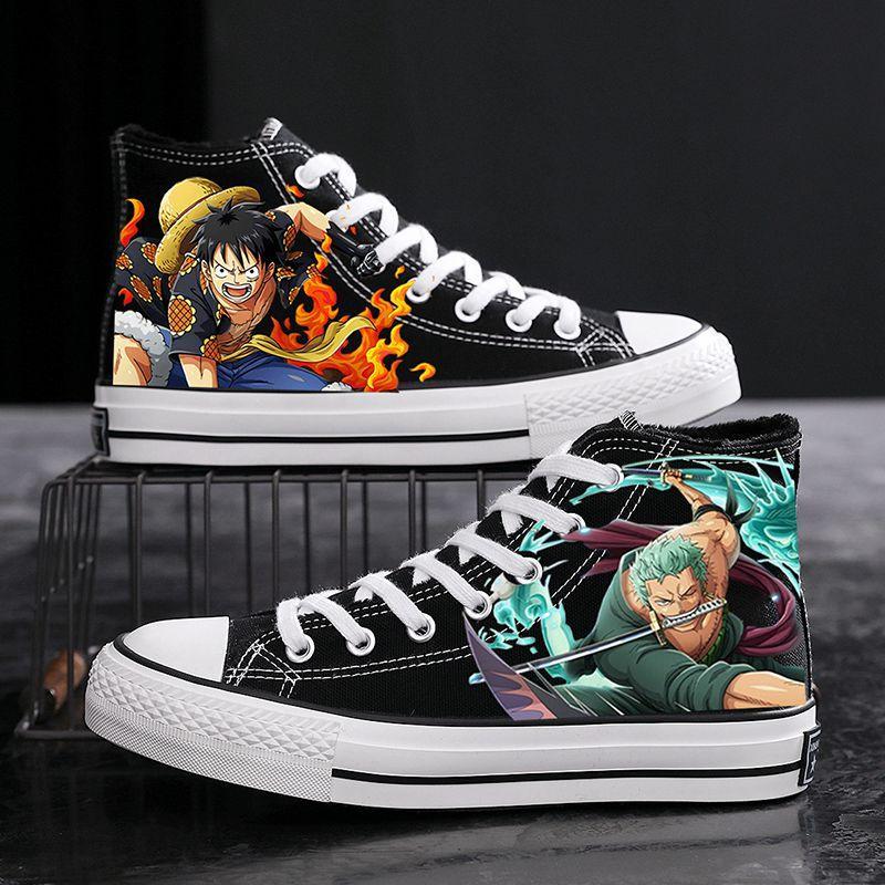 Anime Canvas Shoes One Piece L - Cosplay Anime Zoro ulasan dan harga