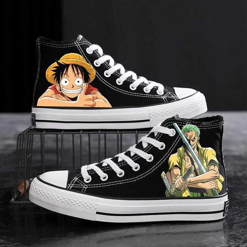 Anime Canvas Shoes One Piece L - Cosplay Anime Zoro ulasan dan harga