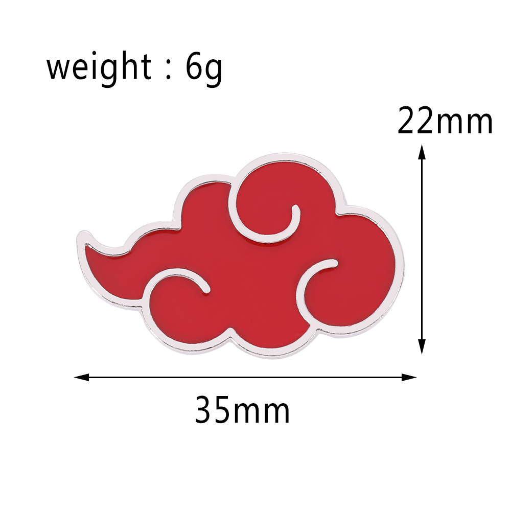 Naruto Akatsuki Brooch Pin Kon - Anime Cosplay Naruto ulasan dan harga