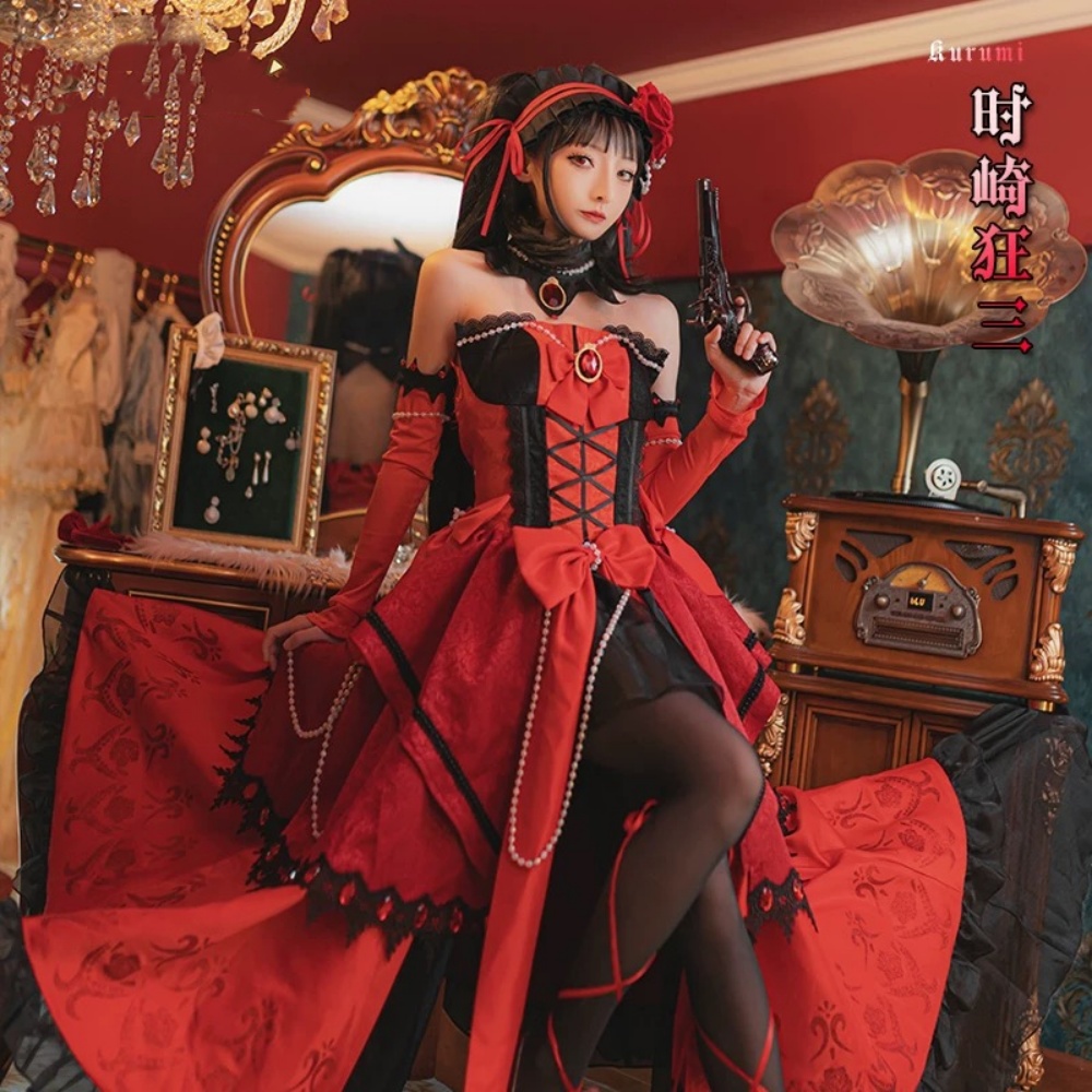 COWOWO Date a Live Tokisaki Ku - Costume Anime Cosplay ulasan dan harga