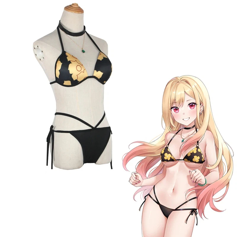 Anime My Dress-Up Darling Mari - Anime Cosplay Bikini ulasan dan harga