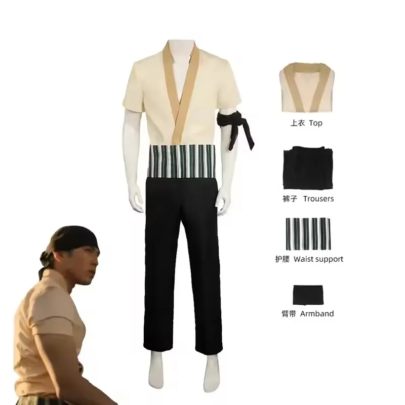 Anime Live Action Real Person  - Cosplay Anime Zoro ulasan dan harga