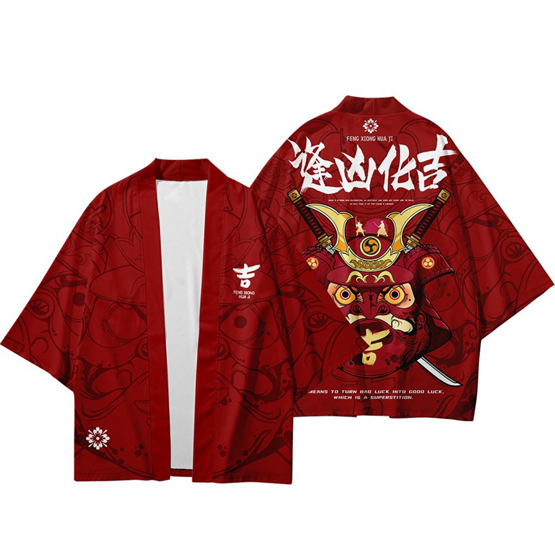 Samurai Crane Cardigan Flower  - Demon Slayer Haori ulasan dan harga