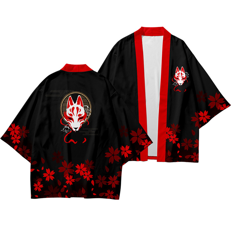 Samurai Crane Cardigan Flower  - Demon Slayer Haori ulasan dan harga