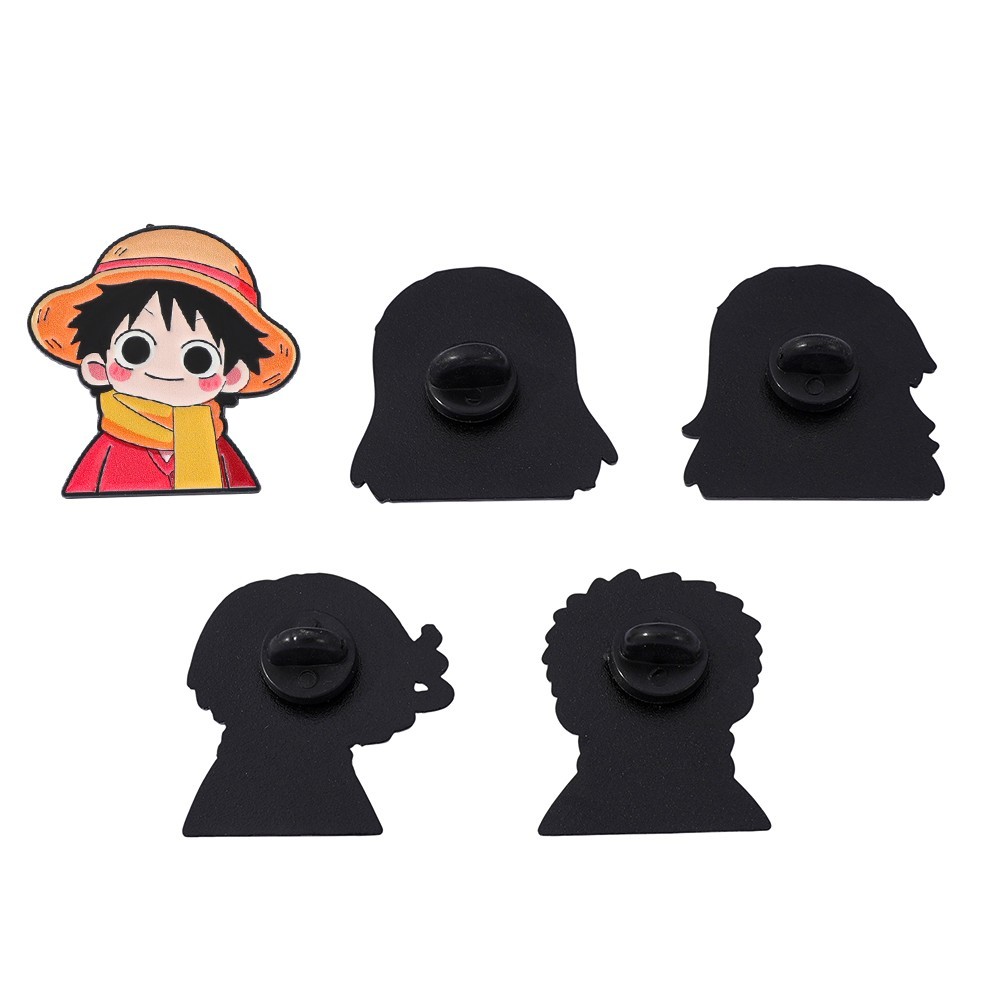 5 Pcs Cute Anime Cartoon Brooc - Cosplay Anime Zoro ulasan dan harga