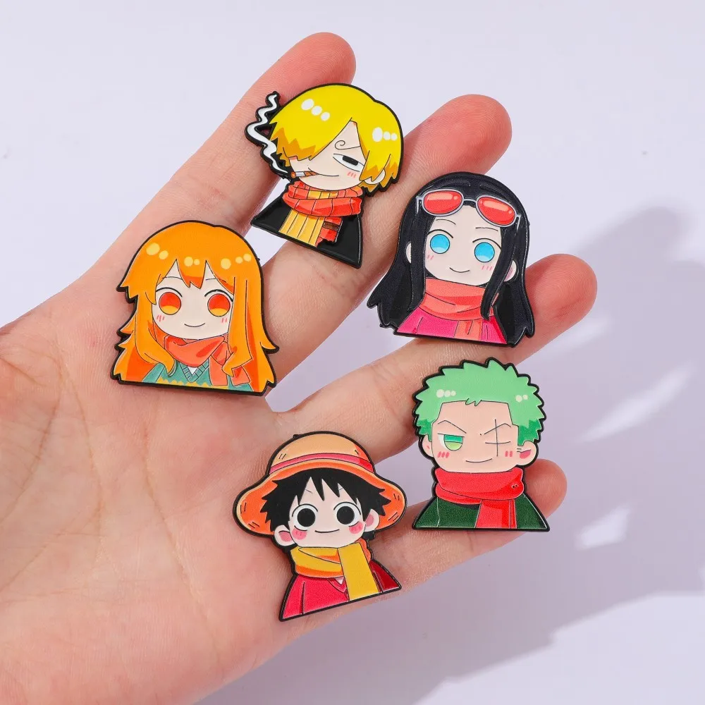 5 Pcs Cute Anime Cartoon Brooc - Cosplay Anime Zoro ulasan dan harga