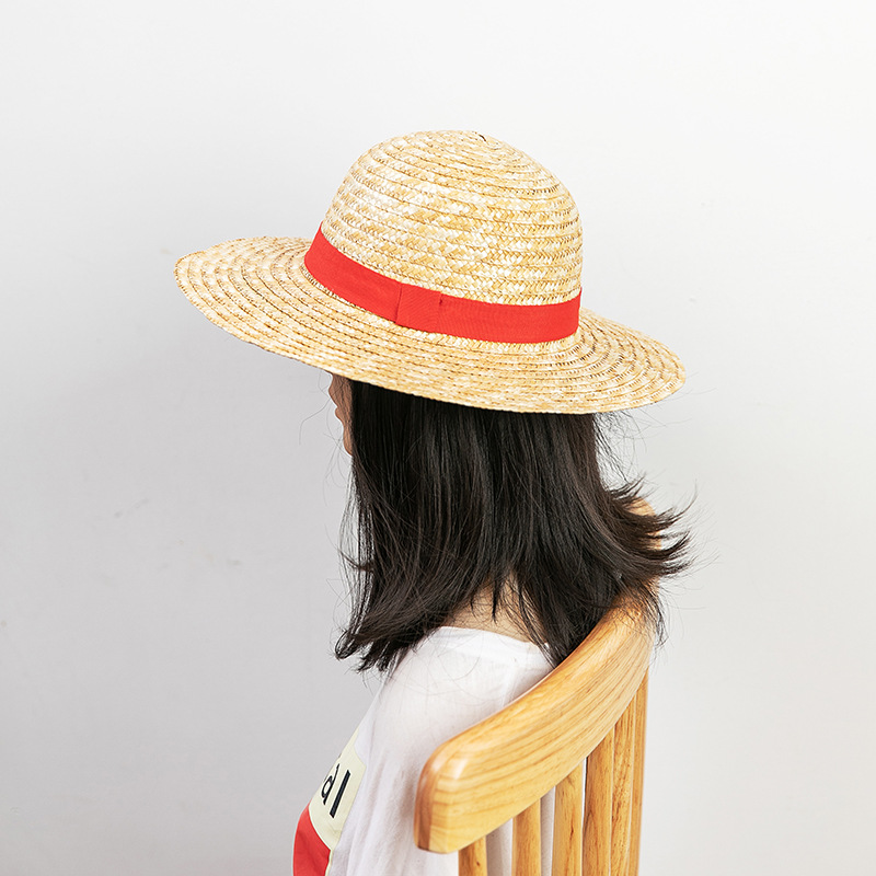 Straw Hat Anime Cosplay Prop L - One Piece Straw Hat ulasan dan harga