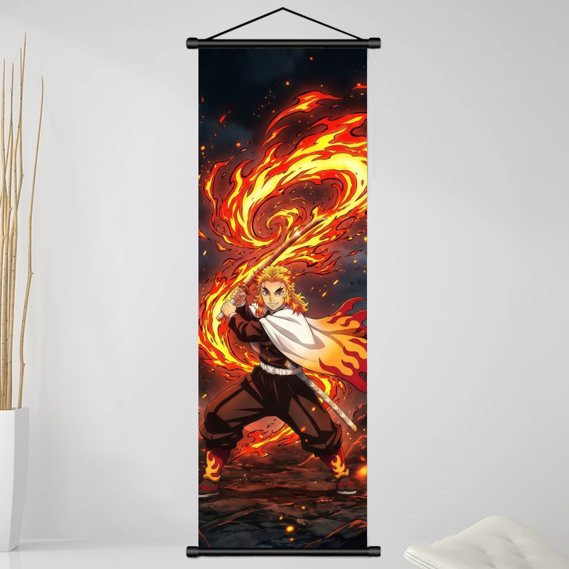 Demon Slayer Kyojuro Rengoku H - Anime Cosplay Props ulasan dan harga