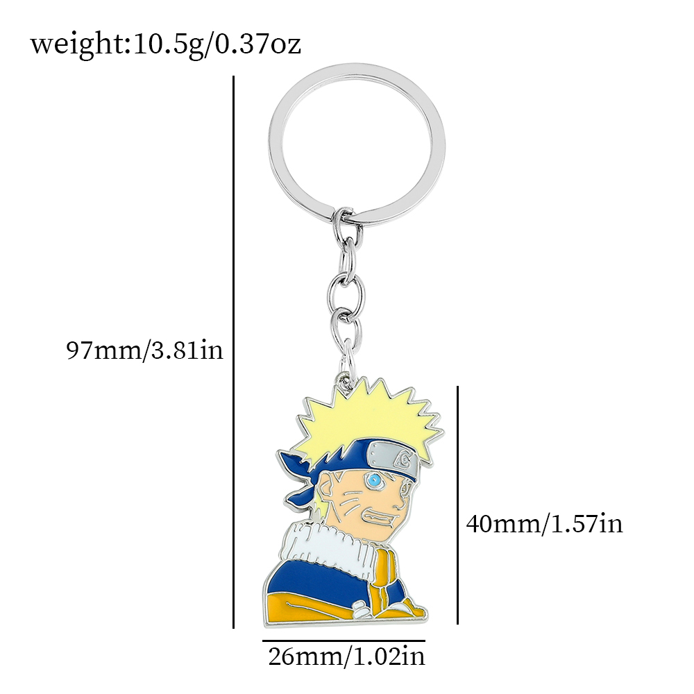 Anime Keychain Cartoon Figure  - Anime Cosplay Naruto ulasan dan harga