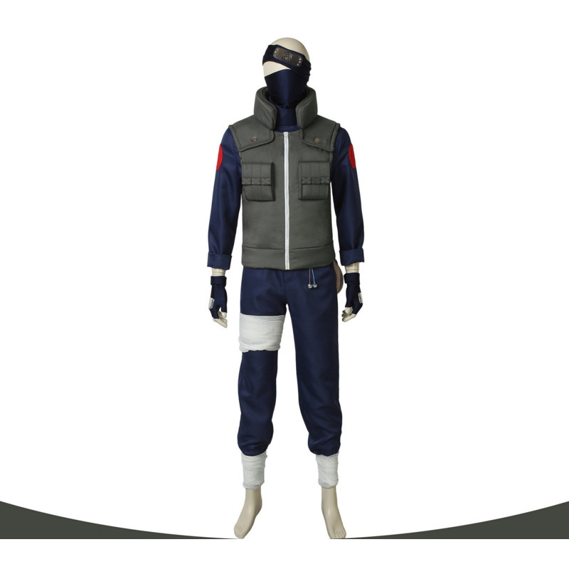Kakashi Cosplay Costume Full S - Anime Cosplay Naruto ulasan dan harga