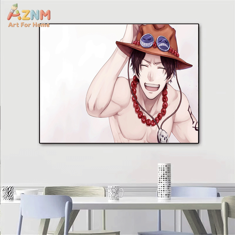 AZNM One Piece Anime Canvas Po - One Piece Straw Hat ulasan dan harga