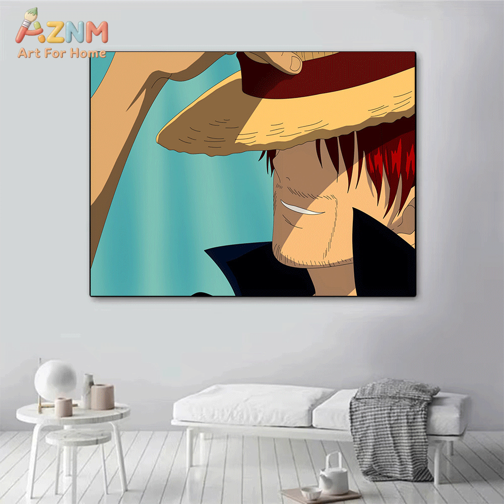 AZNM One Piece Anime Canvas Wa - One Piece Straw Hat ulasan dan harga