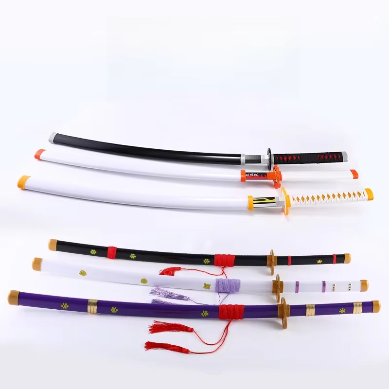 41in/104cm Demon Slayer Katana - Anime Cosplay Real ulasan dan harga