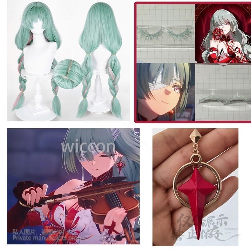 Anime Phrolova Cosplay Wig Gre - Anime Cosplay For Halloween ulasan dan harga