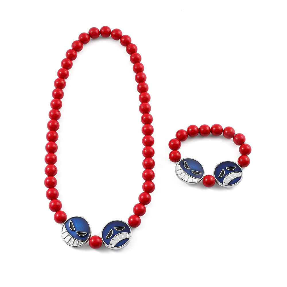 Anime red bead face bracelet a - Anime Cosplay Website ulasan dan harga