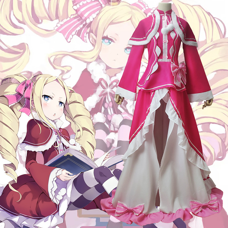 Anime Re Zero Beatrice Cosplay - Cosplay Anime Shoes ulasan dan harga