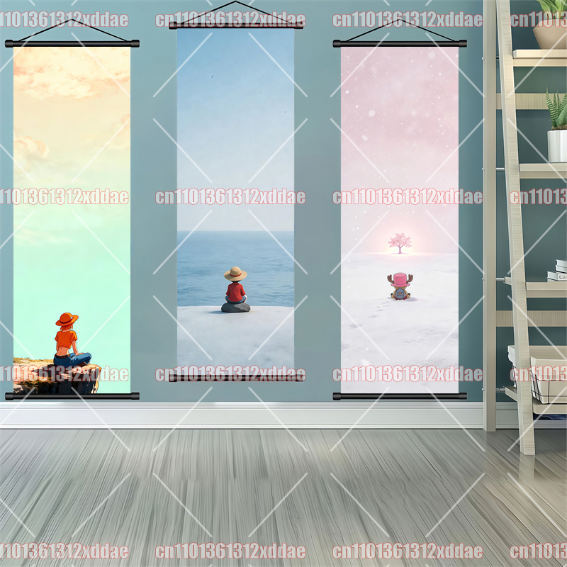 One Piece Scroll Painting HD P - Anime Cosplay Props ulasan dan harga