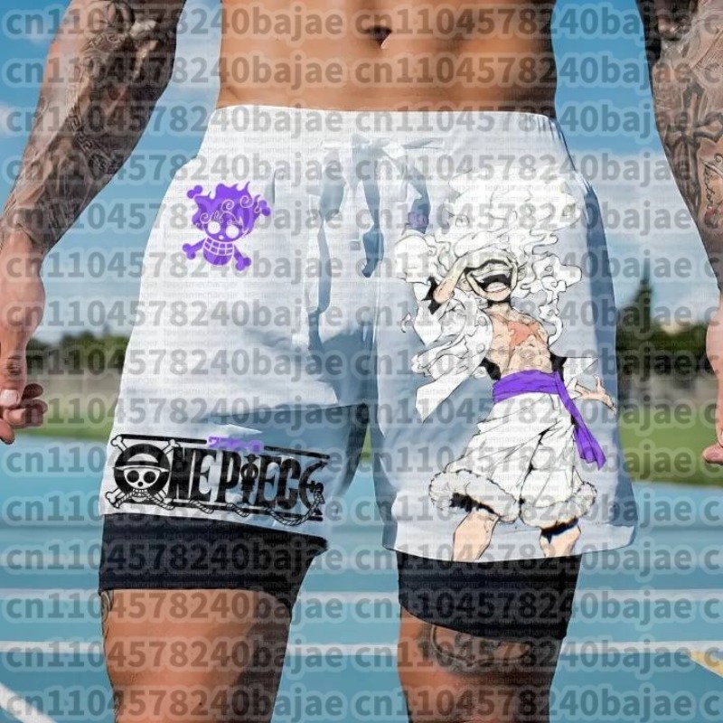 One Piece Anime White Double L - One Piece Straw Hat ulasan dan harga